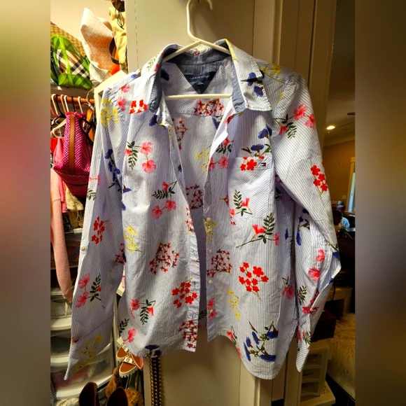 Tommy Hilfiger Multicolor Floral Men's Shirt - Picture 1 of 2